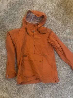 Columbia Rain Jacket Half Zip Orange Women s Medium
