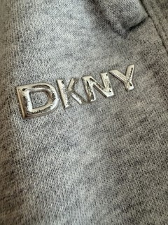 LADIES XL 14 16 GREY JERSEY COTTON WIDE LEG DKNY JOGGERS SOFT STRETCHY TRENDY ❤️