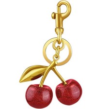 Cherry Bag Charm Cute Cherry Purse Charms Strawberry Keychain Best Gifts