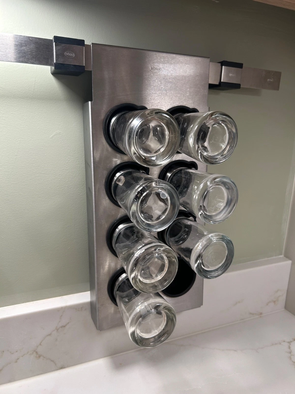 Rosle Stainless Steel Open Rail System Spice rack with 7 glass jars
Opens in a new window or tab