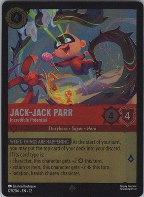 Cold Foil Jack-Jack Parr - Incredible Potential Super Rare Wilds Unknown 121 NM