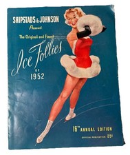 Vintage 1952 Ice Follies Program Shipstads Johnson 16th Annual Original