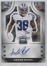 2014 Crown Royale Rookie Signatures Silver Plaid 16/75 Ahmad Dixon Auto v7d