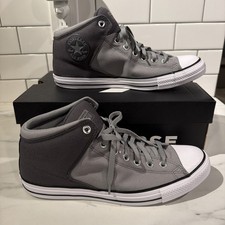 NEW Converse Chuck Taylor All Star High Street Mid Gray Shoes Mens 10 A17943F