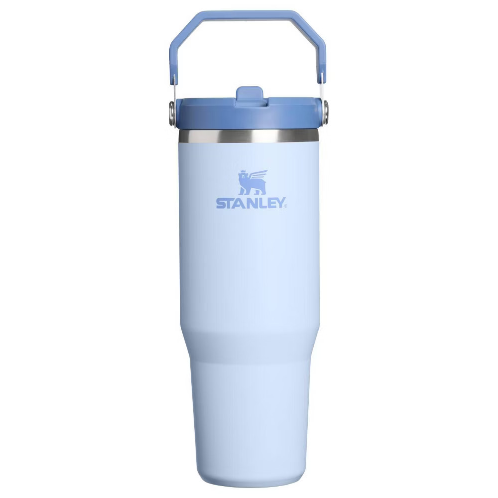 Stanley Stainless Steel Ice Flow Flip Straw Tumbler Light Denim