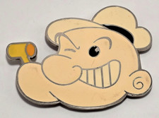 Vintage Popeye Enamel Belt Buckle