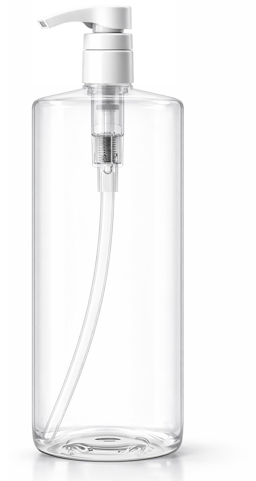 Pump Bottle 32Ounce 1Liter Empty for Shampoo Conditioner Body Wash Lotion BPA...
