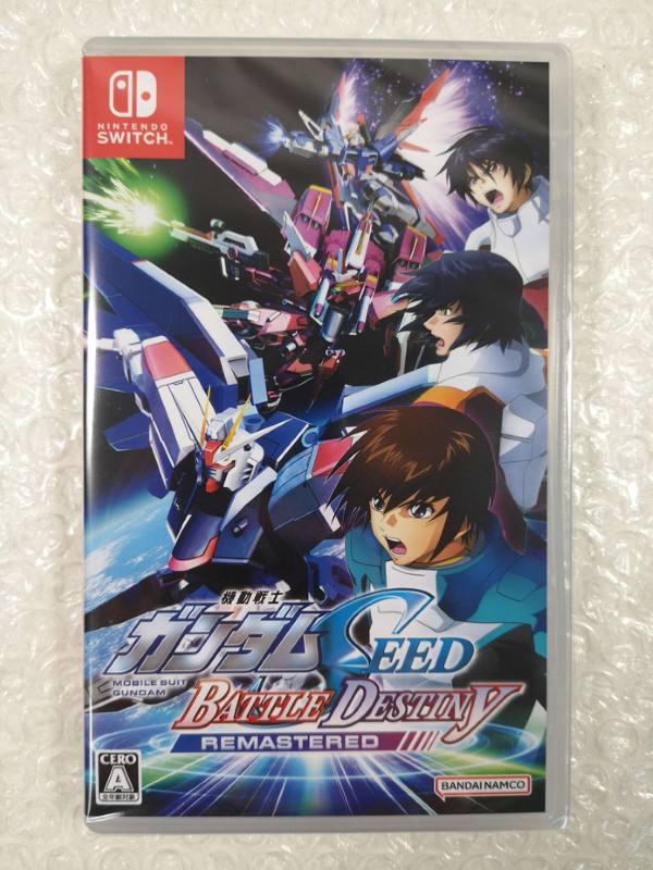 MOBILE SUIT GUNDAM SEED BATTLE DESTINY REMASTERED SWITCH JAPAN NEW (GAME IN ENGL