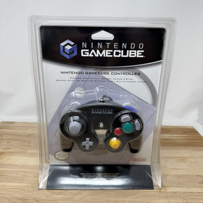 Nintendo Gamecube Wired Controller for Super Smash Bros BRAND NEW Jet Black NIB