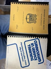 New Haven Ct Police Dept 1974 2 Book Set Training Guides