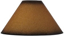 Distressed Faux Paper Large Lamp Shade 6" Top x 19" Bottom x 10.25" H Spider 