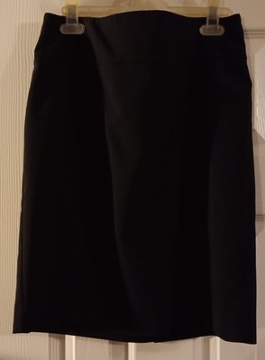 Vintage Express Design Studio Black Pencil Straight Career Buisiness Skirt