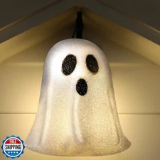 Aurelema Halloween Pumpkin Ghost Porch Light Cover - Flexible Light Cover Cla