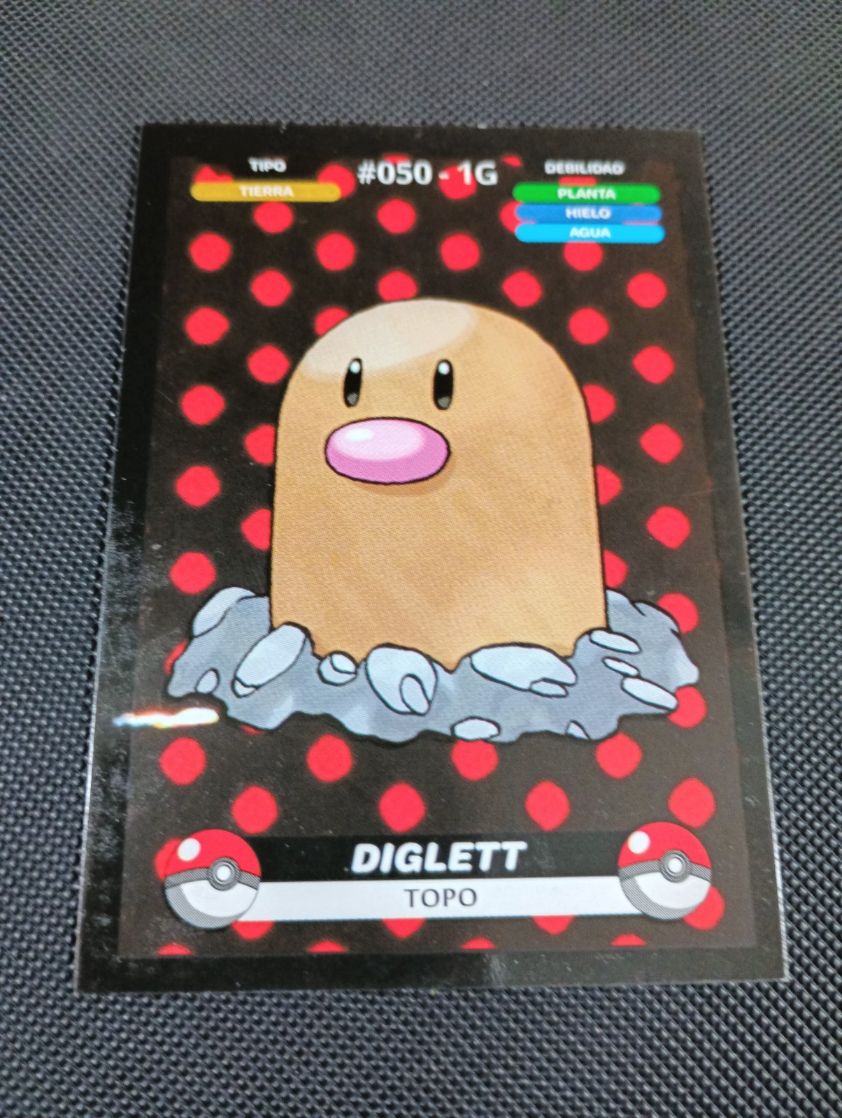 Pokemon 2024 Crealaser Database Set Peru Diglett 050 US Seller