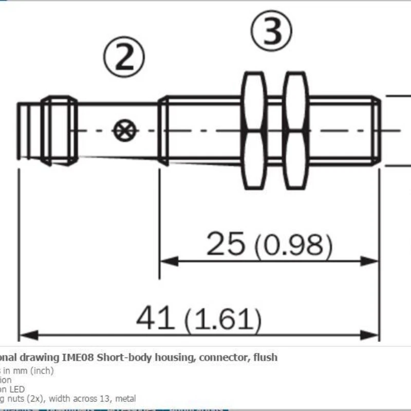 #New SICK IME08-1B5PSZT0K Inductive Proximity Sensors PNP Warranty for One Year# - Image 3 of 3