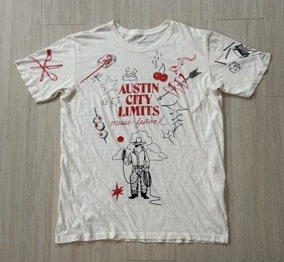 Brandon Maxwell  For ACL Festival  Pre-Distressed Shirt Large Austin City Limits