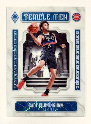 2023-24 Panini Phoenix - Temple Men Cade Cunningham #9 White Lazer 079/150