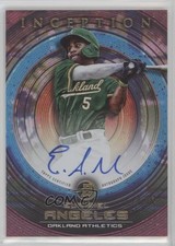 2022 Bowman Inception Prospect Fuchsia Foil /75 Euribiel Angeles Auto 0g76