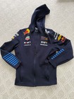 F1 Red Bull Racing Logo Hoodie Navy Youth Large Full Zip Official Merchandise — photo 1