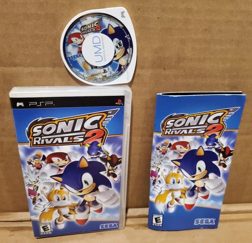 PSP Sonic Rivals 2 (Sony PlayStation Portable) Game w/Case & Manual COMPLETE
