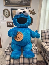 Sesame Street 48" JUMBO Cookie Monster Plush 2025 Huge Stuffed Toy 4 Feet Tall