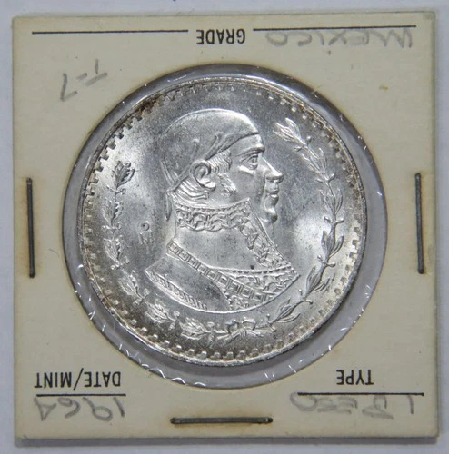 1964 Mexico Un Peso Silver — photo from the most recent tracked eBay sale