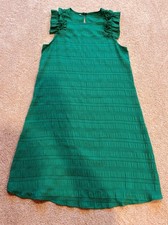 Womens Sleeveless Green Dress, Shein, Size L