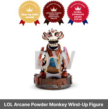 League of Legends / LOL / Mono Polvo Arcano Cuerda Figura Caminar y Aplaudir