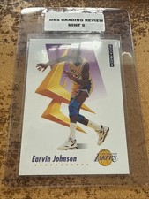 1991-92 Skybox #137 MAGIC JOHNSON Los Angeles Lakers NBA Basketball MBS 9 Mint
