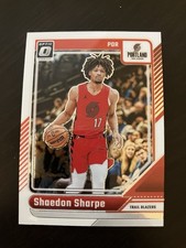 Shaedon Sharpe 2024-25 Donruss Optic #175 Portland Trailblazers