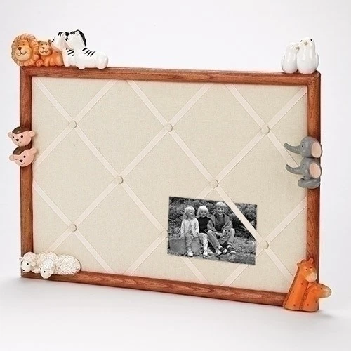 Roman 22" Noah's Ark Children's Bedroom French-Style Memory Board Wall Decor - Image 2 of 2