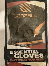 Sanabul Essential GEL Boxing Kickboxing Training Gloves AllBlack 14 oz