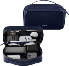 EPICKA Electronics Organizer Travel Case - Cable Bag for Navy