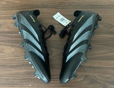 adidas Predator 24 League FG Core Black Carbon Soccer Cleat IF6347 Mens Size 12