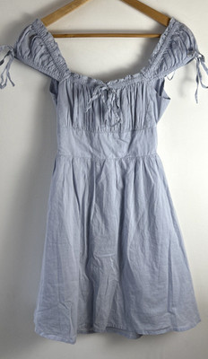 NEW LOOK - KLEID ZUM BINDEN - GR. 08 - BLAU