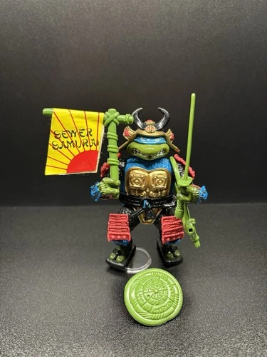 Leo the Sewer Samurai 1990 Action Figure TMNT Vintage 100% Complete Ninja Turtle