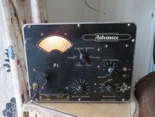 Vintage, Advance RF Signal Generator Type P. Model 1 Serial No.447 100KHz-100MHz