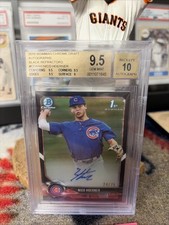 2018 Bowman Chrome Draft Nico Hoerner 1sr Bowman Auto Black Refractor /75