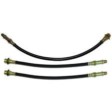 55-57 Chevrolet All Models Front  Rear Drum Brake Rubber Flex Hose Line Set 3 pc