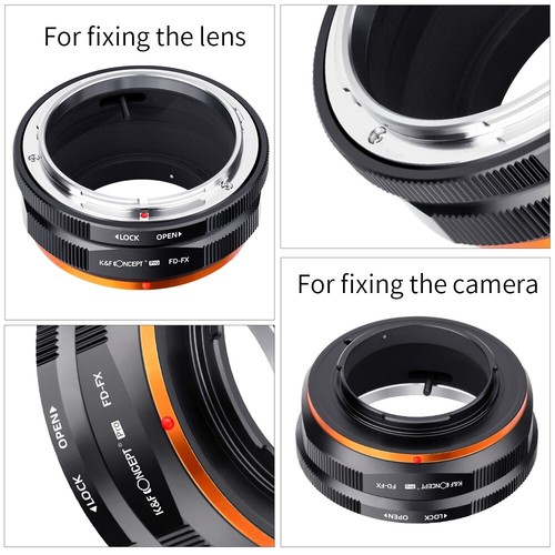 K&F Concept Adapter Pro for Canon FD Lens to Fujifilm Fuji X Camera Xpro1 X-A1 - Picture 11 of 12