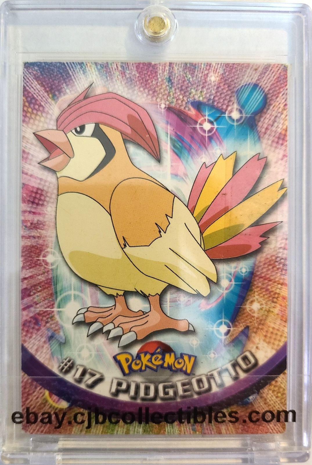 Pokémon PIDGEOTTO # 17 Series 1 TV Animation Edition (Topps) 1st Print 🍒