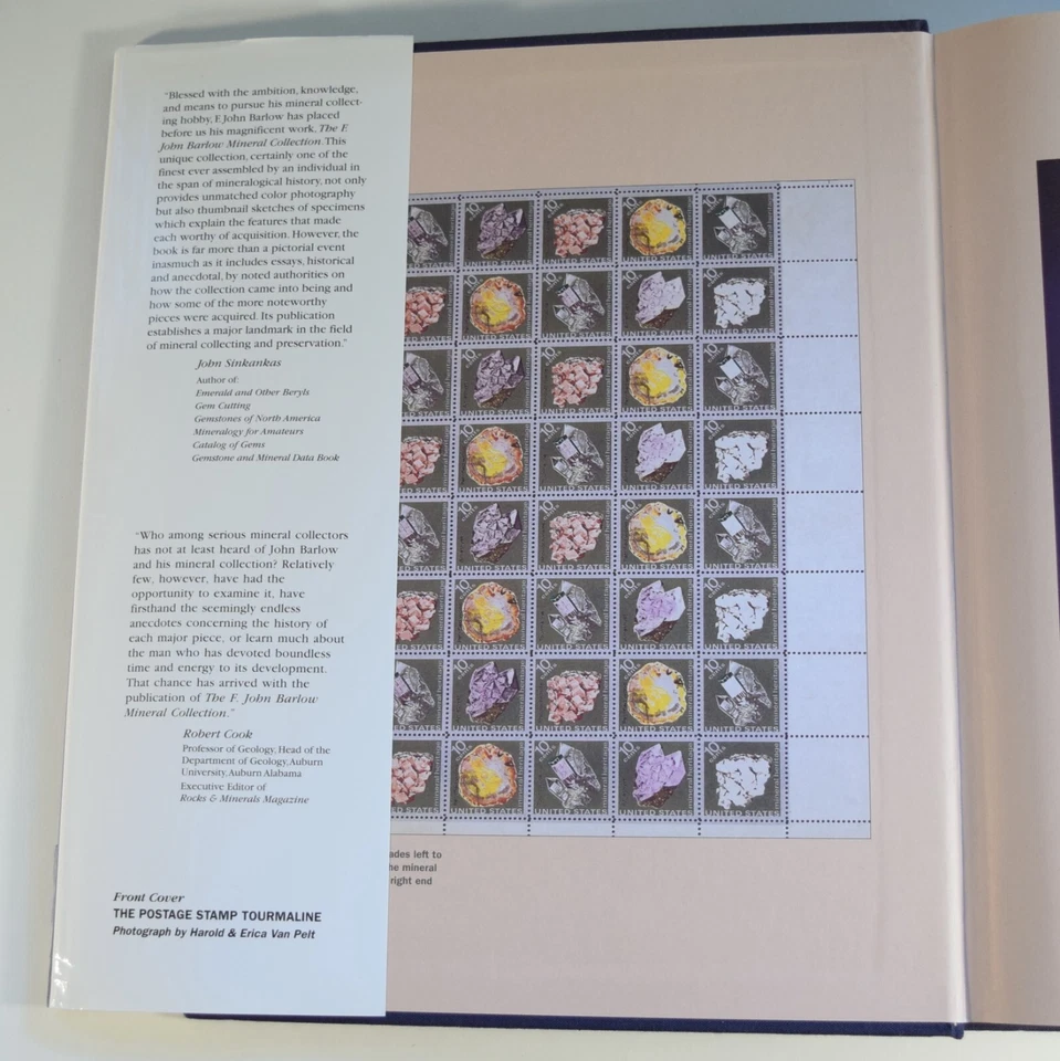 The F. John Barlow Mineral Collection - Hardcover 1996 SIGNED by Author Foto 2 de 4