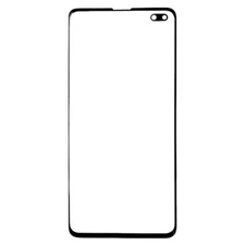 Screen Glass for Samsung Galaxy S10+ Black Replacement Top Layer Phone Part