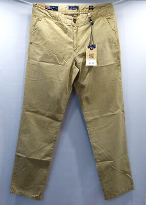 NZA New Zealand Auckland Men's Pants Jeans Hammerspring Chino 100% Cotton NEW