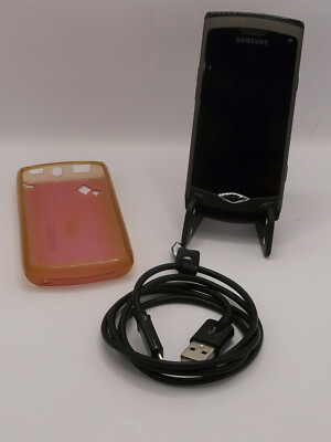 Samsung Wave GT-S8500 - 2 GB schwarz/grau, gebraucht, ohne Simlock, Handy