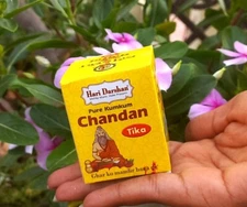 Rakhi Puja Hari Darshan Herbal Chandan Tika Sandalwood Paste 40g -Religious Puja