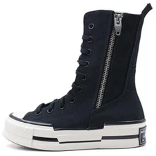 Converse Chuck 70 Plus X High Black Egret - A10361C Shoes