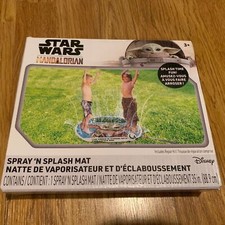 Star Wars The Mandalorian Baby Yoda Spray 'N Splash Mat 35"