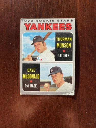 1970 Topps Baseball #189 Thurman Munson RC Rookie Card  Yankees HOF   Free Ship!