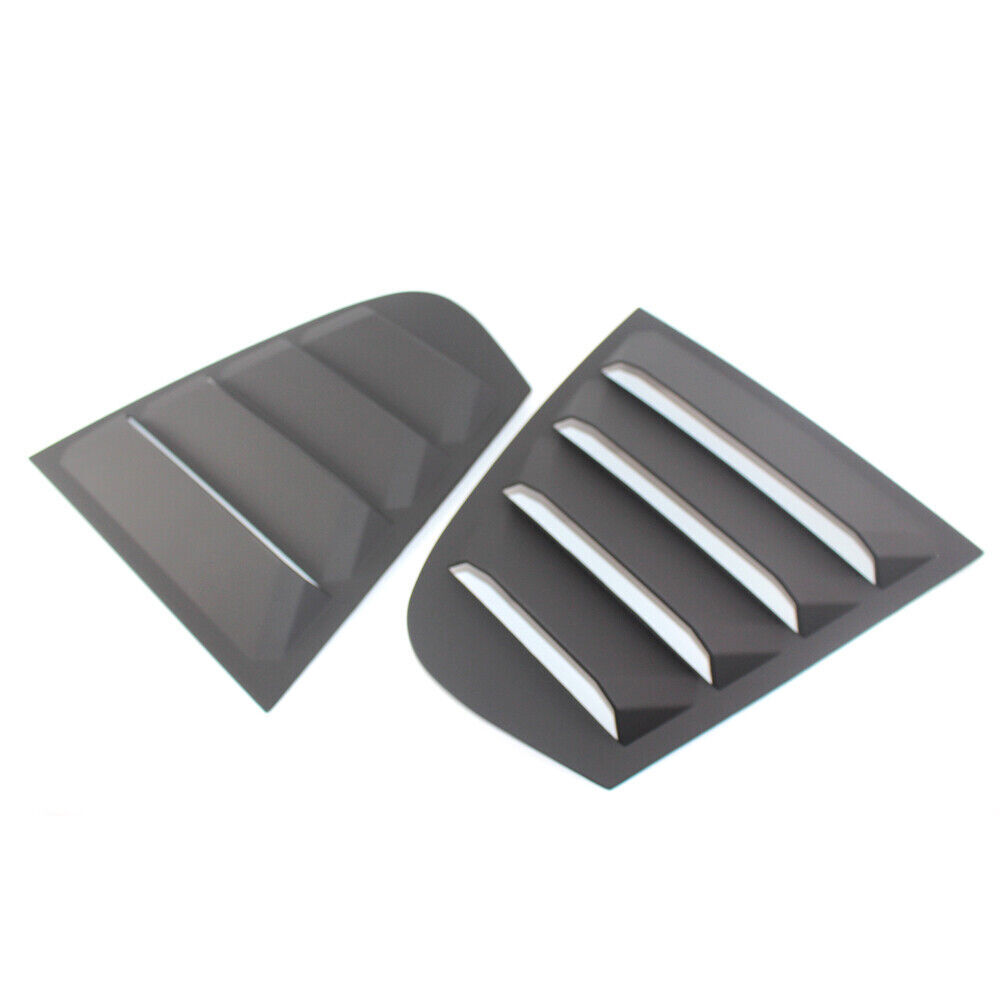 Fit for 2012-2016 BMW F30 Matte Black Vent Side Window Louver Cover Left & Right